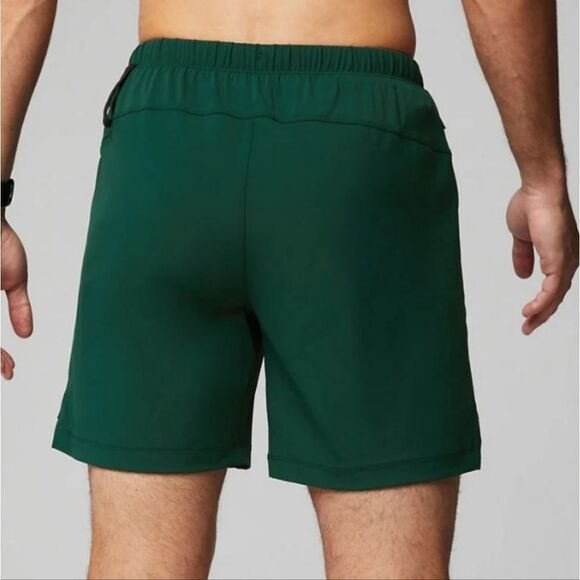 390 NWT The Fundamental Short II Lined 7in Deep Sea Green Size XL - Picture 3 of 7